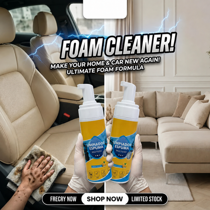 4-in-1 Multi-Enzyme Foam Cleaner – Deep Clean Car, Kitchen, Bathroom & Sofa