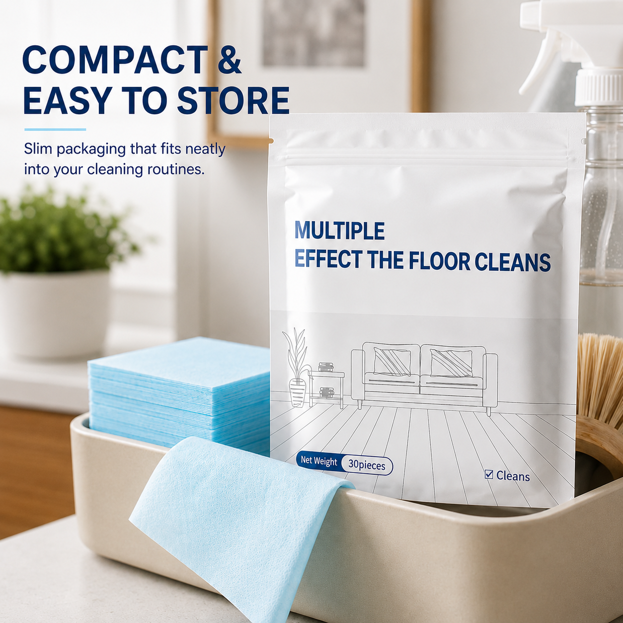 Cleaner Floors Without the Heavy Bottles