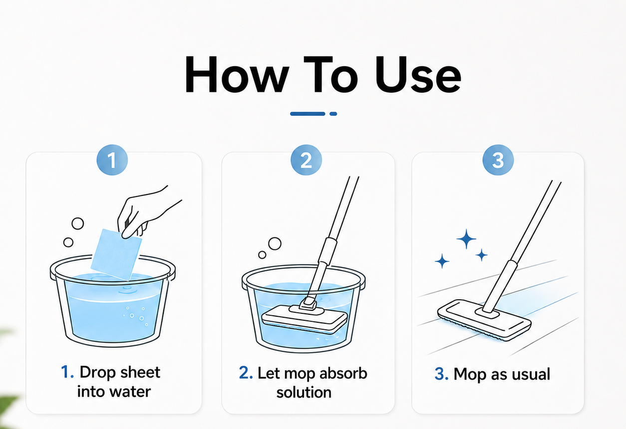Cleaner Floors Without the Heavy Bottles