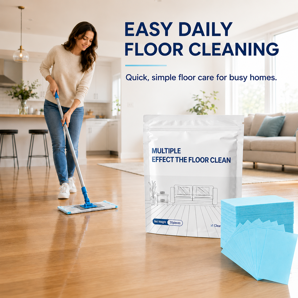 Cleaner Floors Without the Heavy Bottles